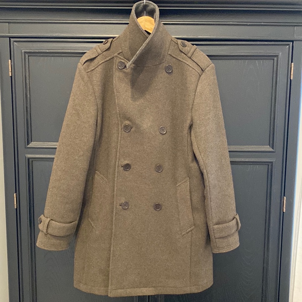COLE HAAN Men’s Wool Blend Coat